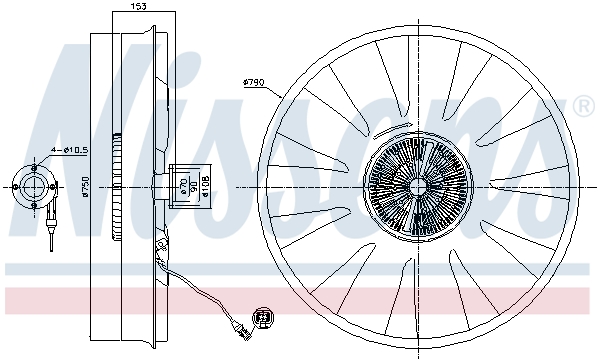 Ava Cooling Ventilatorwiel-motorkoeling MNF142
