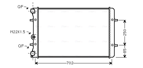 Radiateur Ava Cooling AI2129