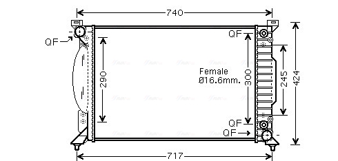 Radiateur Ava Cooling AI2229