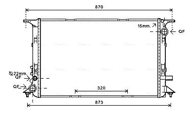 Radiateur Ava Cooling AI2328