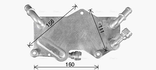 Ava Cooling Oliekoeler motorolie AI3442