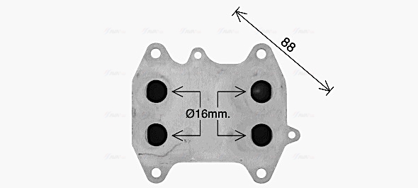 Ava Cooling Oliekoeler motorolie AI3451