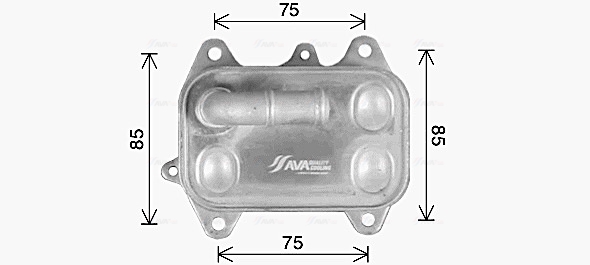 Ava Cooling Oliekoeler motorolie AI3451