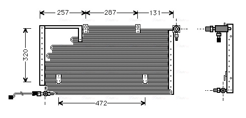 Airco condensor Ava Cooling AI5138