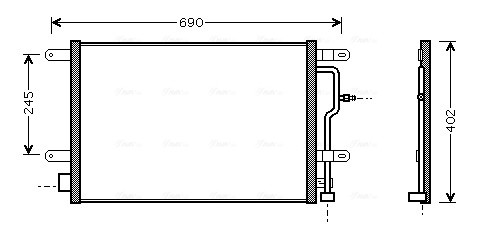 Airco condensor Ava Cooling AI5194