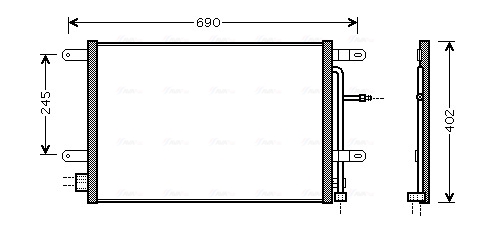 Airco condensor Ava Cooling AI5238