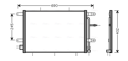 Airco condensor Ava Cooling AI5239