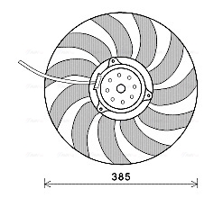 Ventilatorwiel-motorkoeling Ava Cooling AI7514