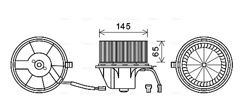 Kachelventilator Ava Cooling AI8375