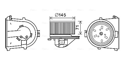 Kachelventilator Ava Cooling AI8376