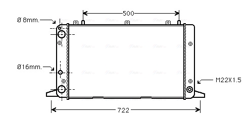 Radiateur Ava Cooling AIA2047