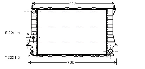 Radiateur Ava Cooling AIA2081