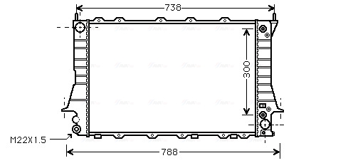 Radiateur Ava Cooling AIA2084