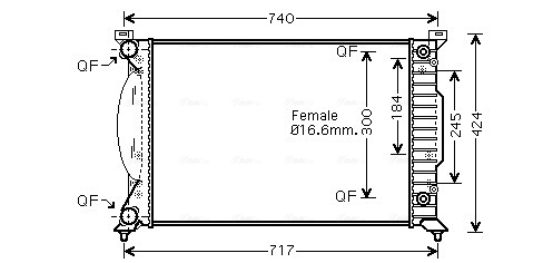 Radiateur Ava Cooling AIA2241