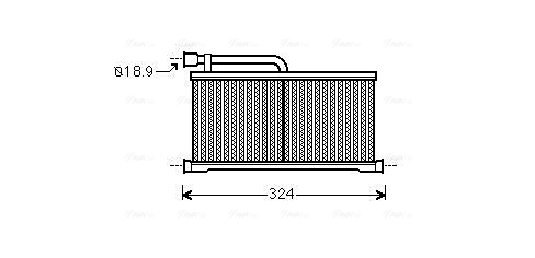 Kachelradiateur Ava Cooling AIA6296