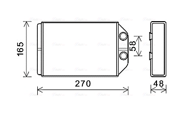 Kachelradiateur Ava Cooling AIA6393