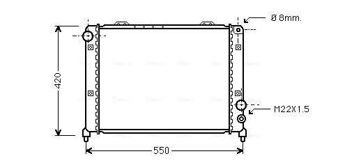 Radiateur Ava Cooling AL2035