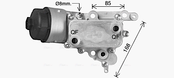 Ava Cooling Oliekoeler motorolie AL3152H