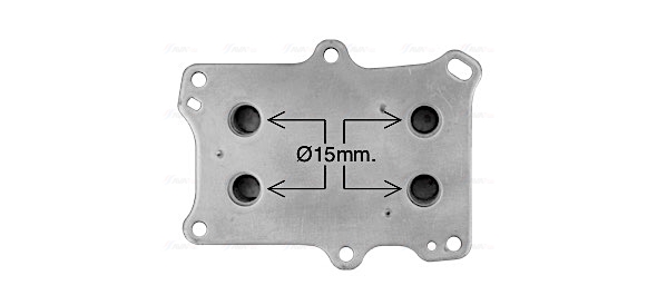 Ava Cooling Oliekoeler motorolie AL3153