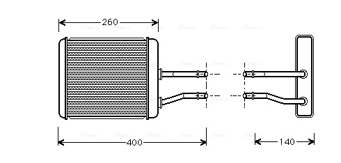 Kachelradiateur Ava Cooling AL6073