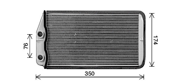 Ava Cooling Kachelradiateur AL6157