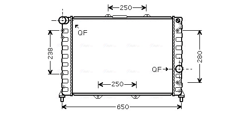 Radiateur Ava Cooling ALA2091