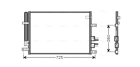 Airco condensor Ava Cooling ALA5097D