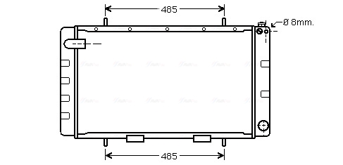 Radiateur Ava Cooling AU2065