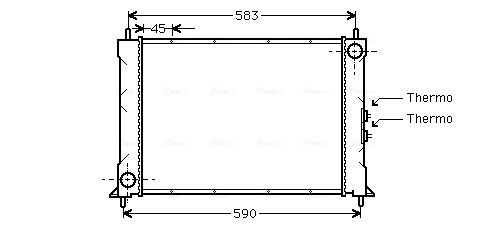 Radiateur Ava Cooling AU2068