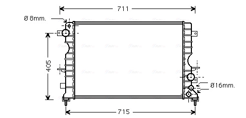 Radiateur Ava Cooling AU2165