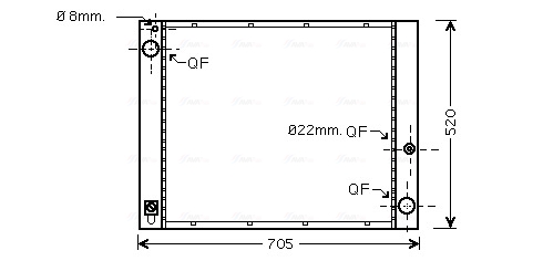 Radiateur Ava Cooling AU2183