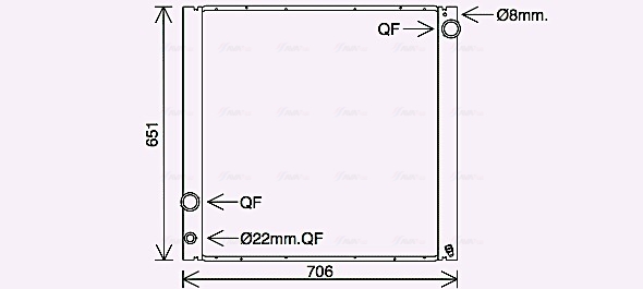 Radiateur Ava Cooling AU2229