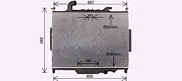 Ava Cooling Radiateur AU2336