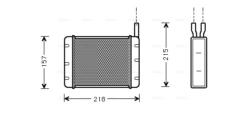 Kachelradiateur Ava Cooling AU6085