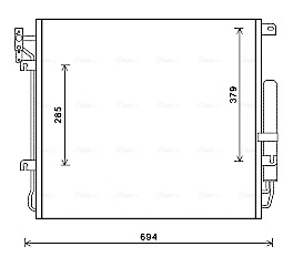 Airco condensor Ava Cooling AUA5209D