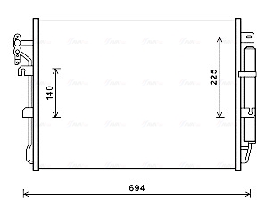 Airco condensor Ava Cooling AUA5215D