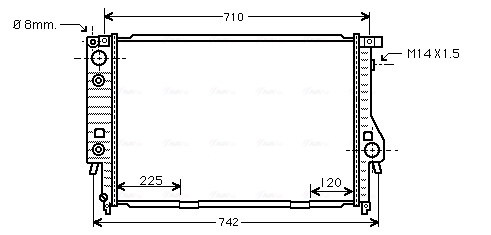 Radiateur Ava Cooling BW2094