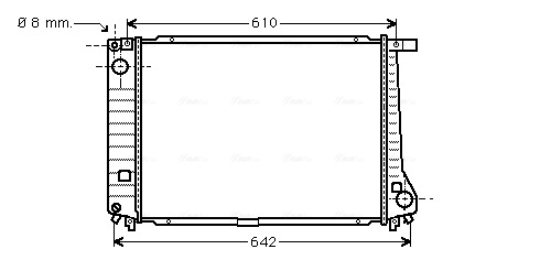 Radiateur Ava Cooling BW2104