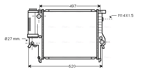 Radiateur Ava Cooling BW2124