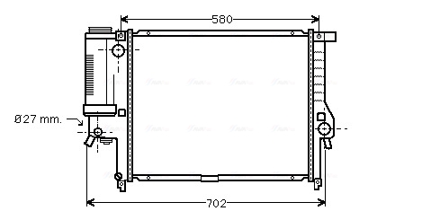 Radiateur Ava Cooling BW2140