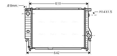 Radiateur Ava Cooling BW2144