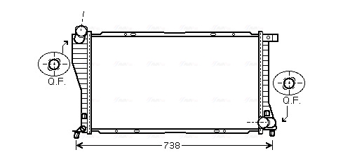 Radiateur Ava Cooling BW2234