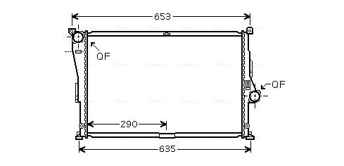 Radiateur Ava Cooling BW2335