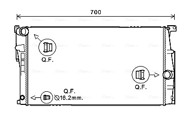 Radiateur Ava Cooling BW2453