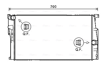 Radiateur Ava Cooling BW2455