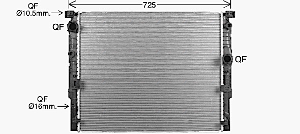 Ava Cooling Radiateur BW2623