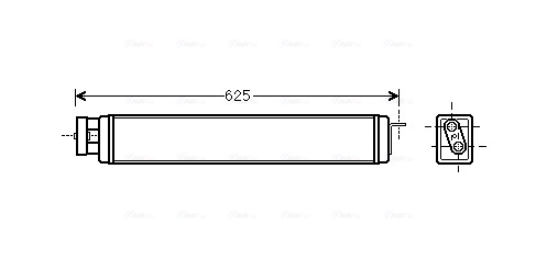 Oliekoeler motorolie Ava Cooling BW3398