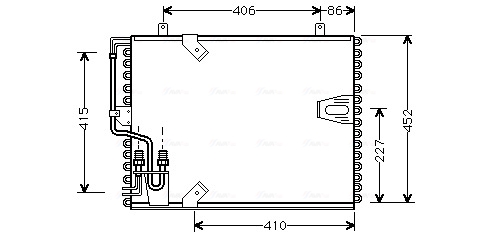 Airco condensor Ava Cooling BW5183