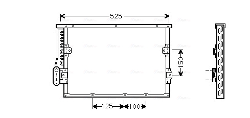 Airco condensor Ava Cooling BW5191