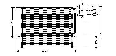 Airco condensor Ava Cooling BW5203